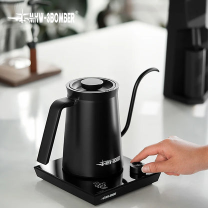 MHW-3BOMBER Smart Electric Coffee Kettle Precise Temperature Control Gooseneck Kettles Pour Over Coffee Home Barista Accessories