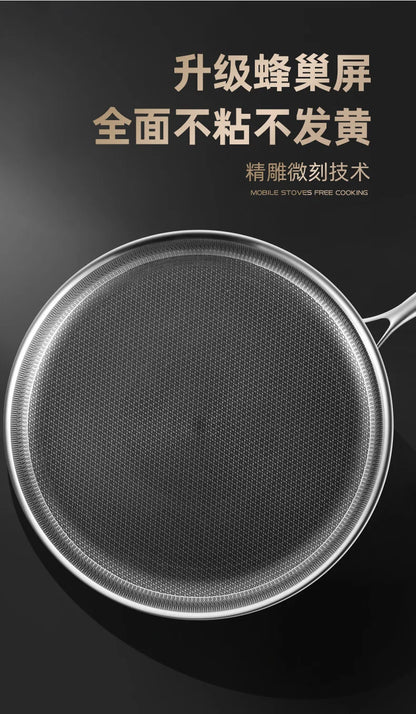 316 Pizza Plate Puff Pastry Dedicated Pot Flat Non-Stick Pan Household Pancake Palte Steak Frying Pan Cake Crust Pancake Maker