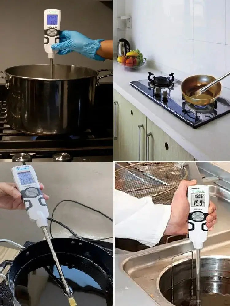 High Quality Fryer Cooking Oil Tester Range 0-40% TPM Deep Fry Cooking Oil Quality Tester Frying Oil Testing Kits