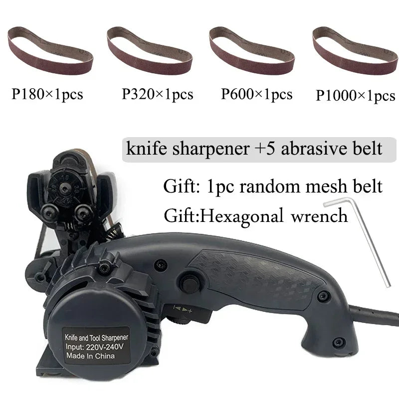 Work Sharpen Electric Knife Sharpener Belt Orbital Sander DIY Polishing Grinder Adjustable Speed Machine Apex Edges Blade System