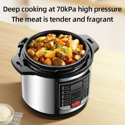 YYHC- 6L electric pressure cooker multifunctional cookware with non-stick coating inside the cooker Hotel pressure cooker