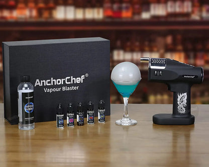 Cocktail Bubble Maker Kit, Cocktail Gun Bubble Portable Handheld Cold Smoking Smoker, Cocktail Vapour Aroma Kit with Accessories