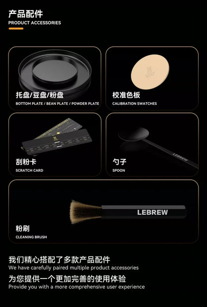 Lebrew portable coffee roast degree analyzer machine coffee bean roast machine roast equipment roastsee C1 (contact for gift)