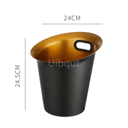 Stainless steel champagne KTV Bar Ice Bucket Bracket ice Luxury red wine bucket Stand Type Cooling Ice Bucket beer cooler