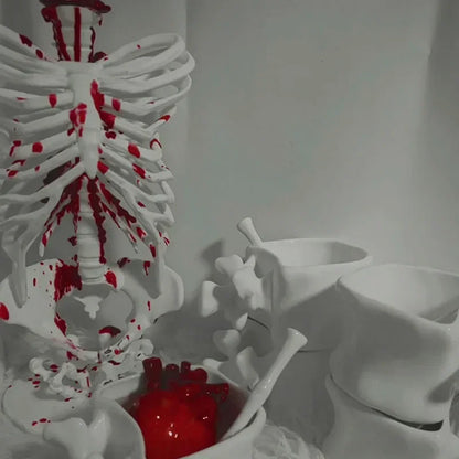TingKe-Nordic Ins Style Creative Spine Shape Combination Ceramic Coffee Cup, Water Cup, Funny Orthopedic Doctor Gift, Bone Mug