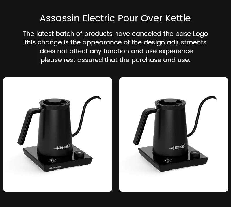 MHW-3BOMBER Smart Electric Coffee Kettle Precise Temperature Control Gooseneck Kettles Pour Over Coffee Home Barista Accessories
