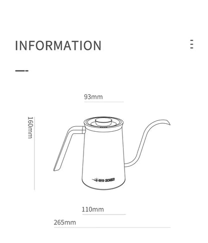 MHW-3BOMBER Smart Electric Coffee Kettle Precise Temperature Control Gooseneck Kettles Pour Over Coffee Home Barista Accessories