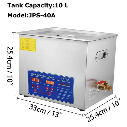 VEVOR 1.3L 2L 3L 6L 10L 15L 22L 30L Ultrasonic Cleaner Lave-Dishes Portable Washing Machine Diswasher Ultrasound Home Appliances