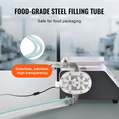 SucceBuy Automatic Liquid Filling Machine Bottle Water Filler Gear Pump Digital Control for Perfume Beverage Olive Oil 50-5000g