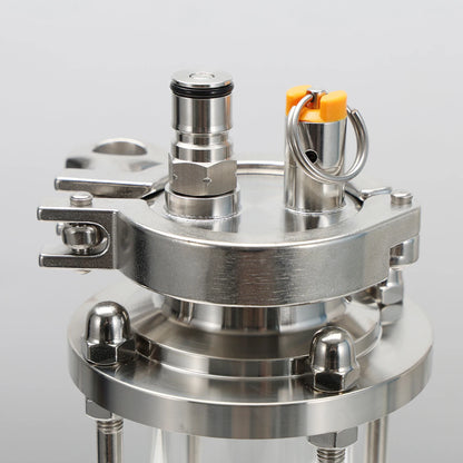 Homebrew Dry Hopper Tri-Clamp 2" Oxygen Free Fermenting under Pressure Conical Fermenter Parts Food Grade Stainless Steel 304