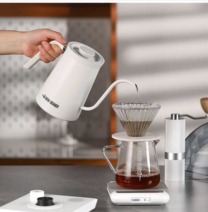 MHW-3BOMBER Smart Electric Coffee Kettle Precise Temperature Control Gooseneck Kettles Pour Over Coffee Home Barista Accessories