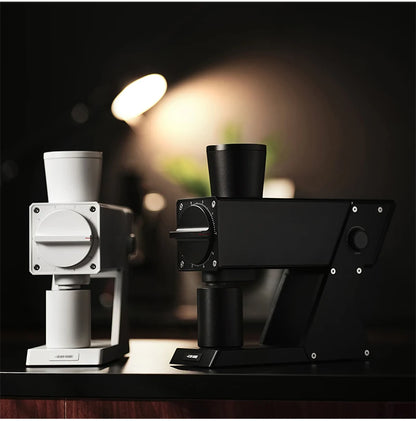MHW-3BOMBER F74 Navigator Electric Grinder Flat Burr Set Coffee Grinder with 90 Stepless for Espresso & Pour Over Home Cafe Tool