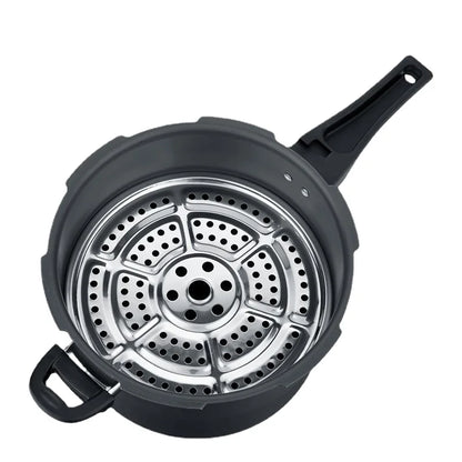 Ultra-Durable Stainless Steel Pressure Cooker for Gas and Induction Stoves with Non-Stick Coating and Safety Features