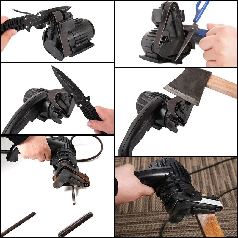 Work Sharpen Electric Knife Sharpener Belt Orbital Sander DIY Polishing Grinder Adjustable Speed Machine Apex Edges Blade System