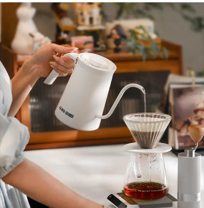 MHW-3BOMBER Smart Electric Coffee Kettle Precise Temperature Control Gooseneck Kettles Pour Over Coffee Home Barista Accessories