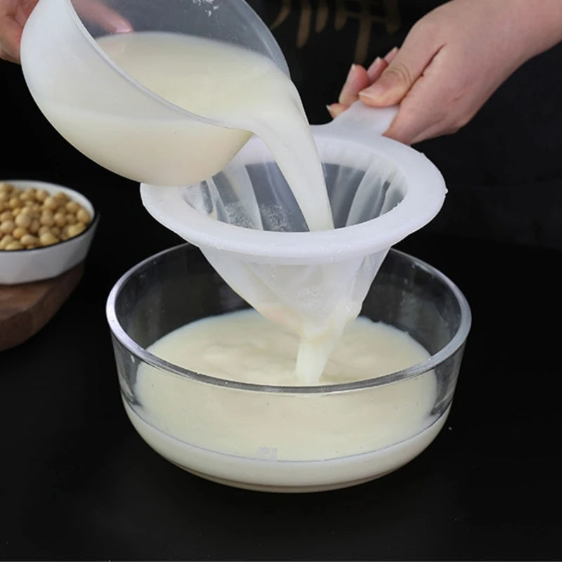 Food Yogurts Mesh Sieve Plastic Mesh Colander Brine Shrimp Separation Net for Filtering Coffee Juice Milk Wines B03E