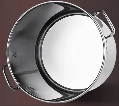 304 stainless steel pot faucet dispenser Large big capacity water storage bucket barrel soup bucket with lid soup pot cookware