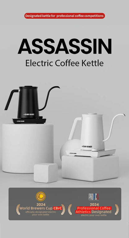 MHW-3BOMBER Smart Electric Coffee Kettle Precise Temperature Control Gooseneck Kettles Pour Over Coffee Home Barista Accessories
