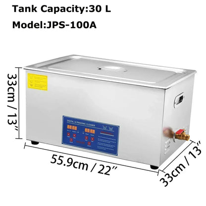 VEVOR 1.3L 2L 3L 6L 10L 15L 22L 30L Ultrasonic Cleaner Lave-Dishes Portable Washing Machine Diswasher Ultrasound Home Appliances