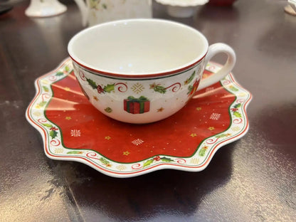 German V Bao Tableware Christmas Biscuits Plate Dish Rectangular Plate Mug Plate Salad Dish Dessert Plate Fruit Holder Plates