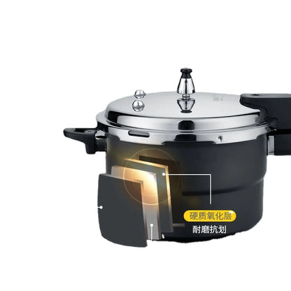Ultra-Durable Stainless Steel Pressure Cooker for Gas and Induction Stoves with Non-Stick Coating and Safety Features