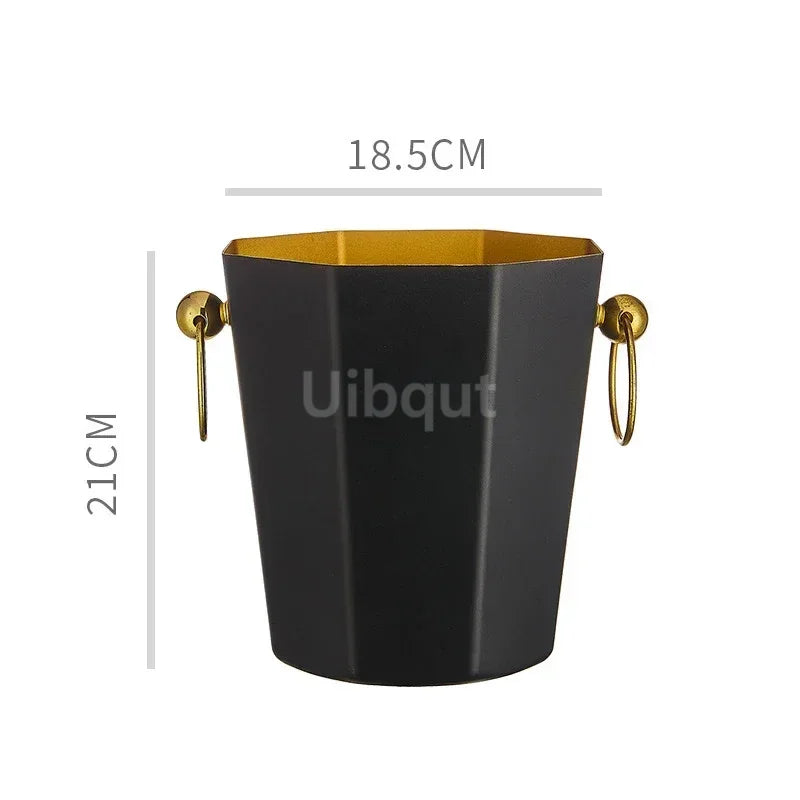 Stainless steel champagne KTV Bar Ice Bucket Bracket ice Luxury red wine bucket Stand Type Cooling Ice Bucket beer cooler