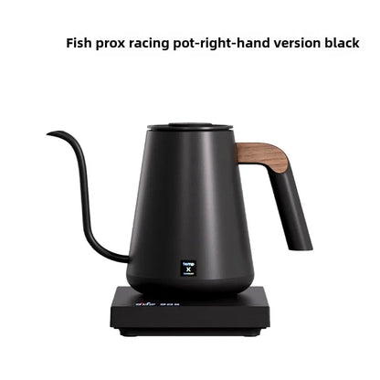 IN Stock Timemore Fish Pro X Electric Pour Over Kettle 900ml220v Fine Mouth Temperature Control Competition Hand Brew Coffee Pot