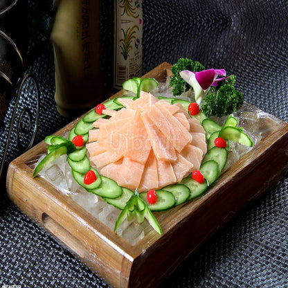 Japanese cuisine wooden sashimi Sushi box with lid fish salmon boxs wooden boxs beef plate box restaurant tableware food storage