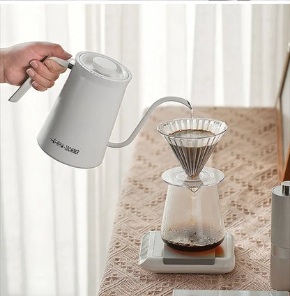 MHW-3BOMBER Smart Electric Coffee Kettle Precise Temperature Control Gooseneck Kettles Pour Over Coffee Home Barista Accessories