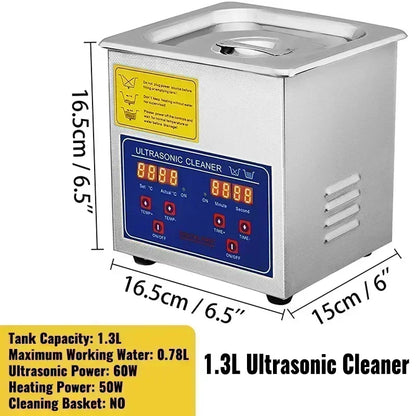VEVOR 1.3L 2L 3L 6L 10L 15L 22L 30L Ultrasonic Cleaner Lave-Dishes Portable Washing Machine Diswasher Ultrasound Home Appliances