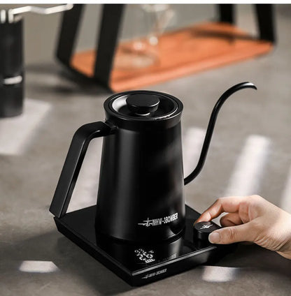 MHW-3BOMBER Smart Electric Coffee Kettle Precise Temperature Control Gooseneck Kettles Pour Over Coffee Home Barista Accessories