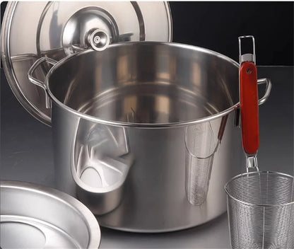 cooking noodle pot stainless steel large capital soup pot bucket Food drawer dumpling cooker tray steamed instant pot accessorie