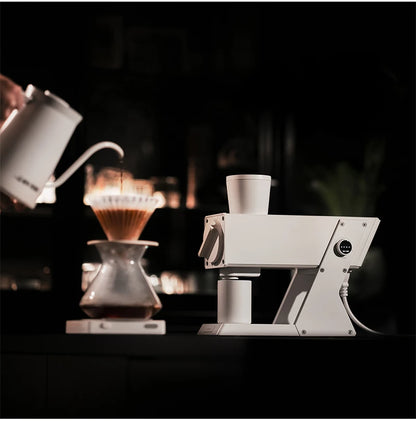 MHW-3BOMBER F74 Navigator Electric Grinder Flat Burr Set Coffee Grinder with 90 Stepless for Espresso & Pour Over Home Cafe Tool