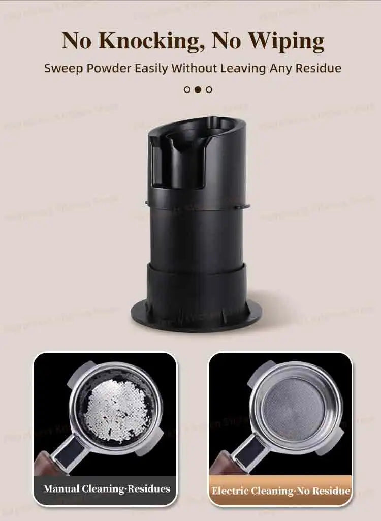 Commercial Auto Coffee Portafilter Cleaner 58mm Electric Coffee Filter Cleaner Coffee Machine Cleaner Cafe Equipment