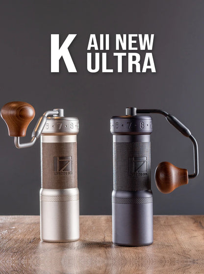 New 1Zpresso Kultra Manual Coffee Grinder  foldable handle portable coffee grinder coffee mill grinding manual coffee