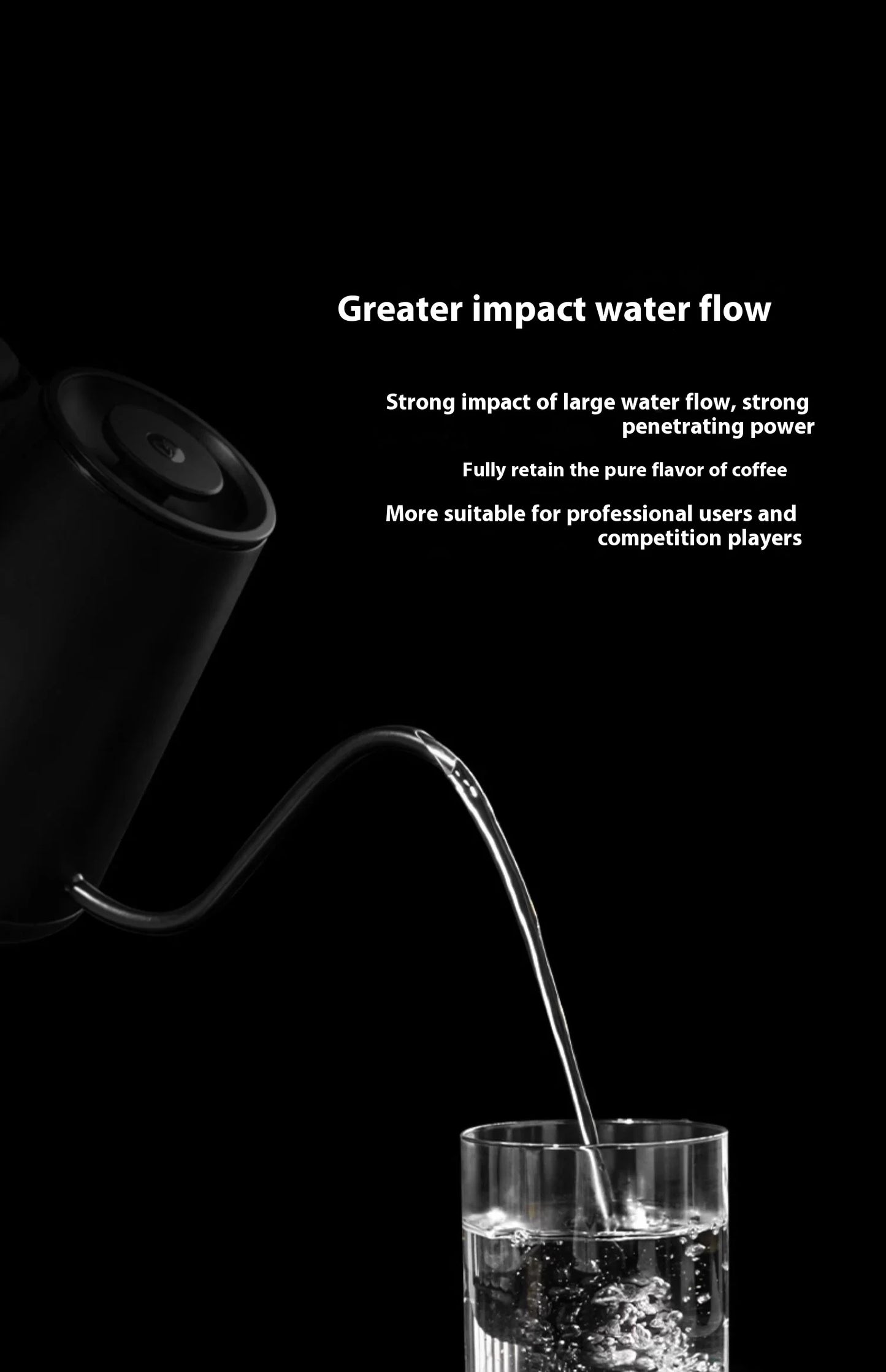 IN Stock Timemore Fish Pro X Electric Pour Over Kettle 900ml220v Fine Mouth Temperature Control Competition Hand Brew Coffee Pot