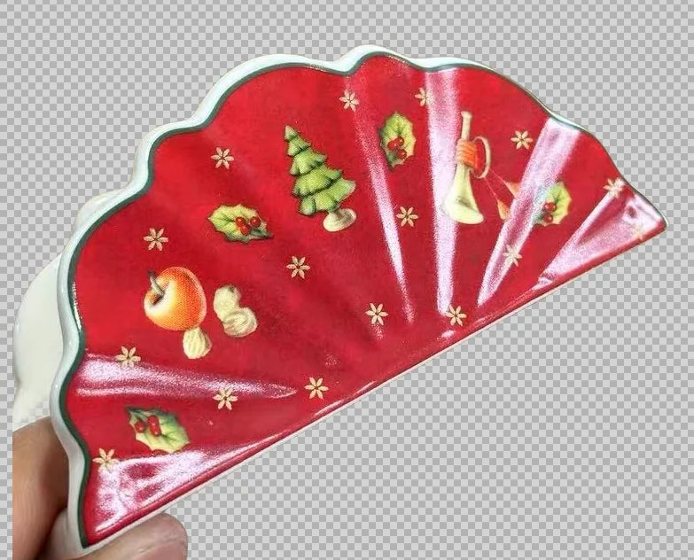 German V Bao Tableware Christmas Biscuits Plate Dish Rectangular Plate Mug Plate Salad Dish Dessert Plate Fruit Holder Plates
