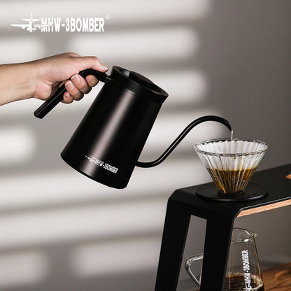 MHW-3BOMBER Smart Electric Coffee Kettle Precise Temperature Control Gooseneck Kettles Pour Over Coffee Home Barista Accessories