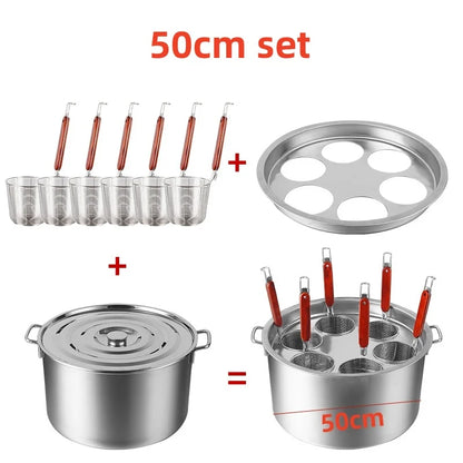 cooking noodle pot stainless steel large capital soup pot bucket Food drawer dumpling cooker tray steamed instant pot accessorie