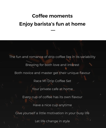 MHW-3BOMBER Deluxe Hand Brewed Coffee Set of 1 Pieces Kitchen Espresso Scale Coffee Grinder and Filter Cups Pour Over Kettle